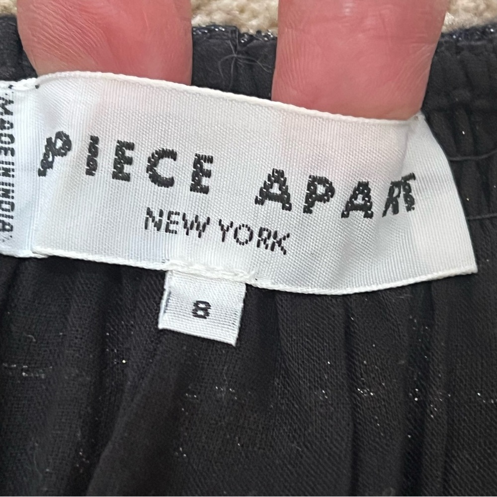 Apiece Apart Quincy Metallic Jumpsuit Onesie Formal Party Mobwife - Picture 14 of 16